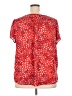 Fun2Fun 100% Polyester Hearts Red Short Sleeve Blouse Size 2X - photo 2