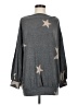 First Love Stars Gray Pullover Sweater Size S - photo 1
