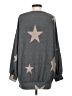 First Love Stars Gray Pullover Sweater Size S - photo 2