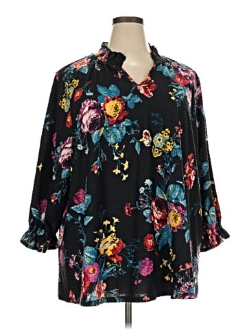 Lane Bryant 3/4 Sleeve Blouse (view 1)