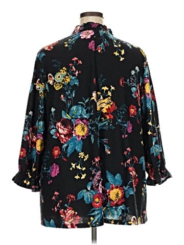 Lane Bryant 3/4 Sleeve Blouse (view 2)