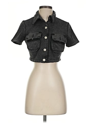 Akira Denim Vest (view 1)