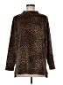Lands' End Animal Print Brown Turtleneck Sweater Size M (petite) - photo 1