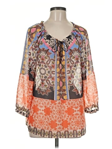 Democracy 3/4 Sleeve Blouse (view 1)