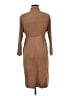 Max Studio 100% Polyester Brown Casual Dress Size Med Maternity - photo 2