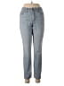 Universal Thread Stripes Gray Jeans Size 6 - photo 1