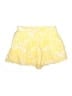 Old Navy 100% Cotton Tropical Yellow Skort Size Lg Petite - photo 2