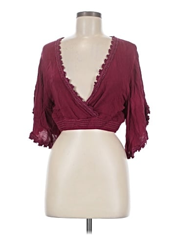 Lulus 3/4 Sleeve Blouse (view 1)