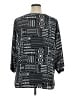 Mario Serrani 100% Polyester Black 3/4 Sleeve Blouse Size XL - photo 2