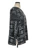Mario Serrani 100% Polyester Black 3/4 Sleeve Blouse Size XL - photo 4
