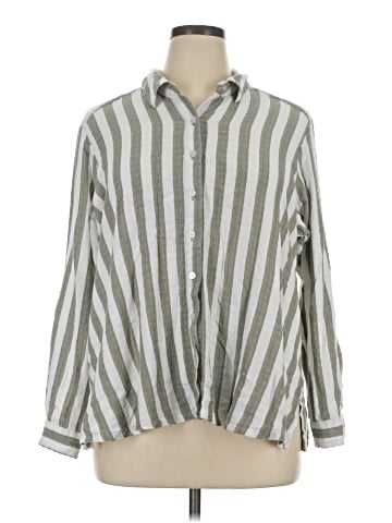 Jane and Delancey Long Sleeve Button-Down Shirt (view 1)