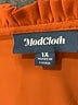 ModCloth 100% Polyester Orange 3/4 Sleeve Blouse Size 1X - photo 7