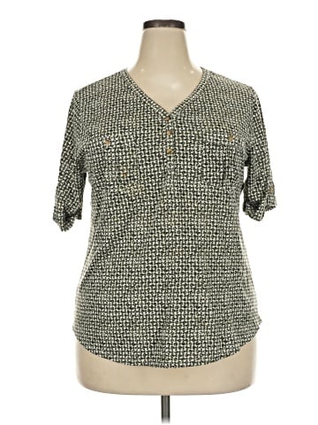 Croft & Barrow Short Sleeve Blouse (view 1)