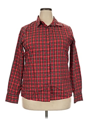 Lands' End Long Sleeve Button-Down Shirt (view 1)