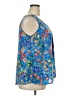 Rose + Olive Blue Sleeveless Blouse Size 2X - photo 4