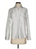 Babaton 100% Tencel Silver Long Sleeve Button-Down Shirt Size XXS - photo 1