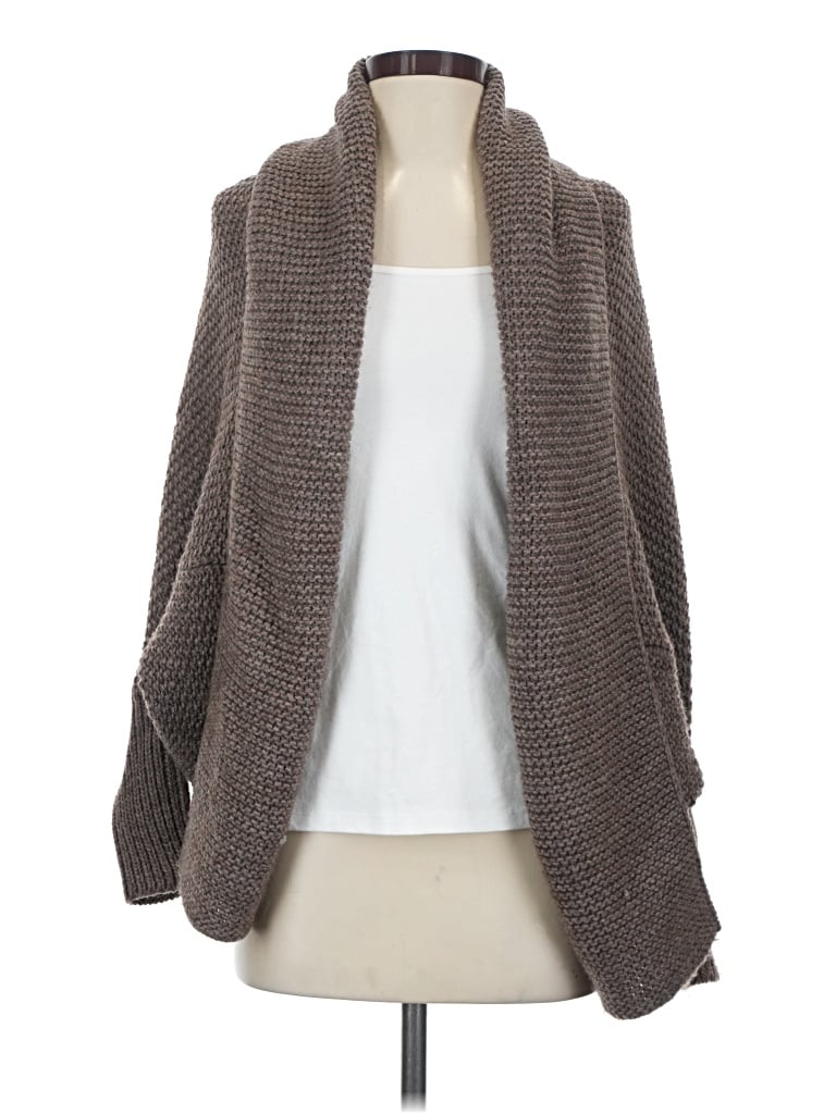 Pre-owned Express Cardigan Sweater In Brown