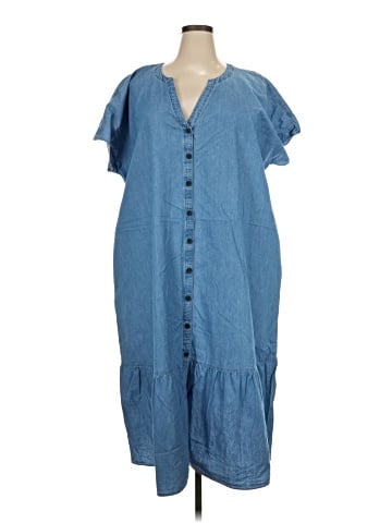 Terra & Sky Casual Dress (view 1)