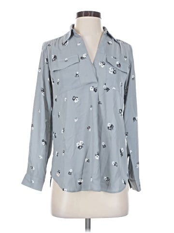 Ann Taylor Long Sleeve Blouse (view 1)