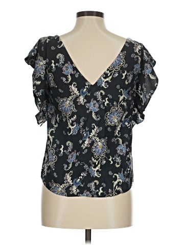 Rebecca Taylor Short Sleeve Silk Top (view 2)