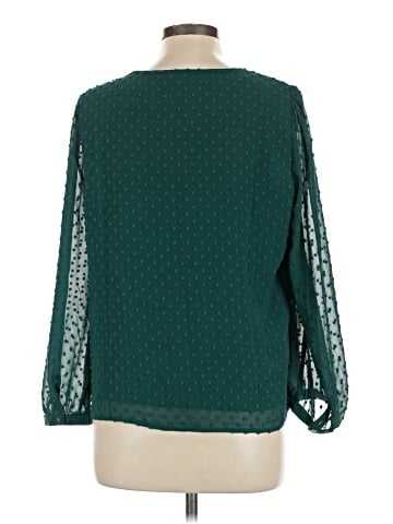J.Crew Factory Store Long Sleeve Blouse (view 2)