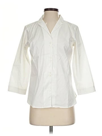 Eddie Bauer 3/4 Sleeve Button-Down Shirt (view 1)