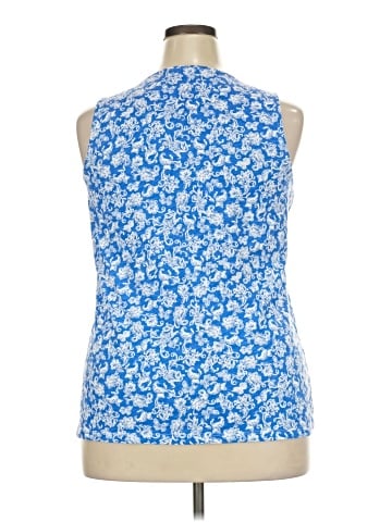 Basic Editions Sleeveless Blouse (view 2)