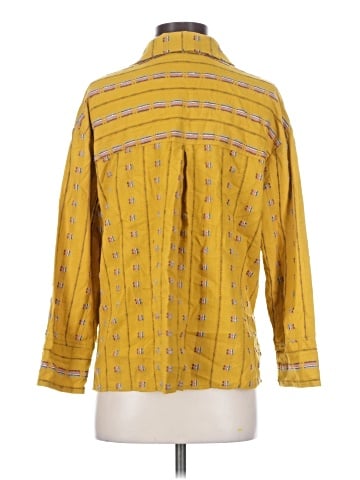 Habitat 3/4 Sleeve Button-Down Shirt (view 2)
