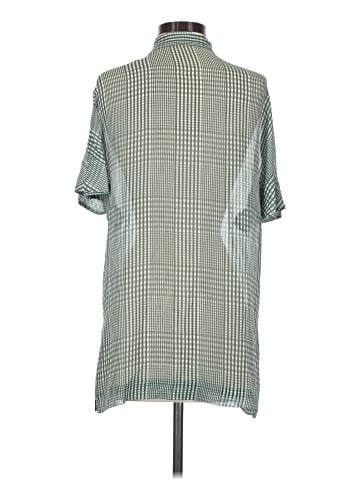 Lela Rose Short Sleeve Silk Top (view 2)