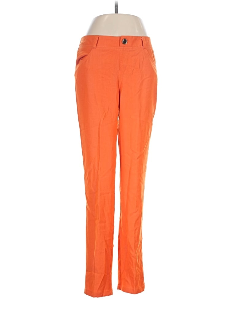 Pre-owned Iman Casual Pants In Orange