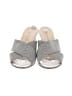 Peter Kaiser Silver Sandals Size 6 1/2 - photo 2