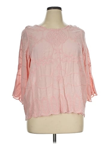 New Directions 3/4 Sleeve Blouse (view 1)