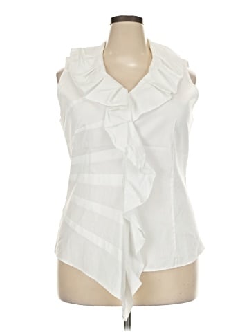 Lafayette 148 New York Sleeveless Blouse (view 1)
