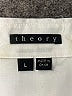 Theory Ivory Long Sleeve Button-Down Shirt Size L - photo 7