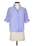 Ann Taylor 100% Polyester Blue 3/4 Sleeve Blouse Size XXS (petite) - photo 1