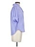 Ann Taylor 100% Polyester Blue 3/4 Sleeve Blouse Size XXS (petite) - photo 4