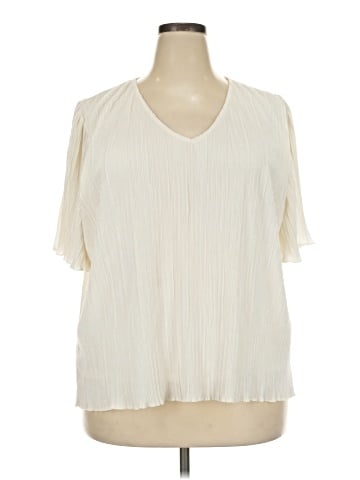 Ann Taylor Factory Short Sleeve Blouse (view 1)