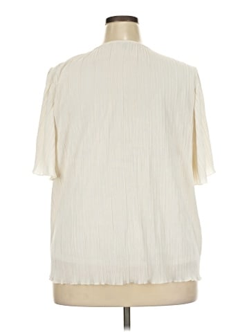 Ann Taylor Factory Short Sleeve Blouse (view 2)