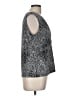 Laura Ashley Silver Sleeveless Blouse Size M - photo 4