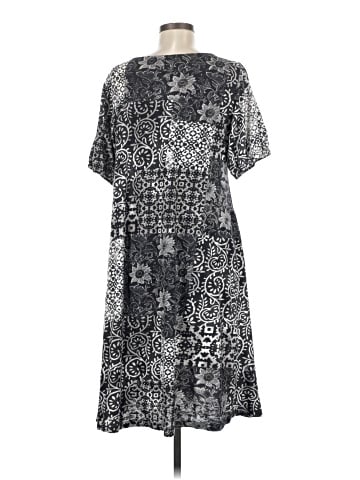 LOGO by Lori Goldstein Casual Dress (view 2)