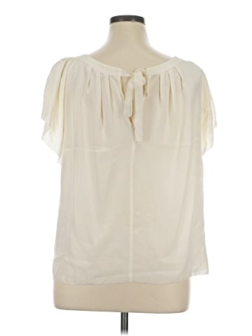 Rebecca Taylor Short Sleeve Silk Top (view 2)