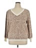 Talbots Animal Print Brown Pullover Sweater Size 1X - photo 1