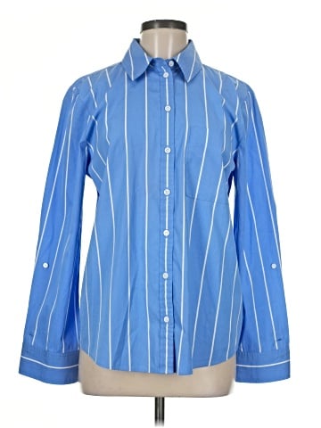 Madewell Relaxed Button-Front Shirt in Poplin (view 1)