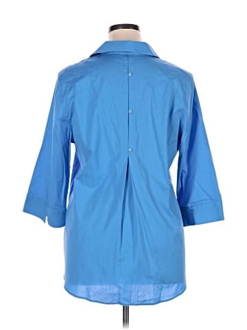 Chico's 3/4 Sleeve Button-Down Shirt (view 2)
