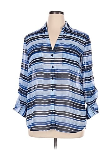 New York & Company 3/4 Sleeve Blouse (view 1)