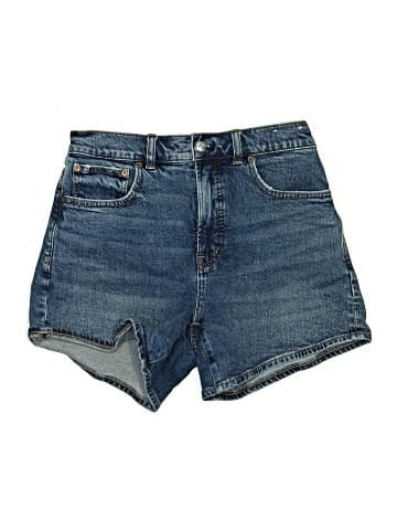 Madewell The Perfect Vintage Mid-Length Jean Short in Manton Wash (view 1)