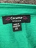 Cocomo 100% Polyester Green 3/4 Sleeve Blouse Size 2X - photo 7