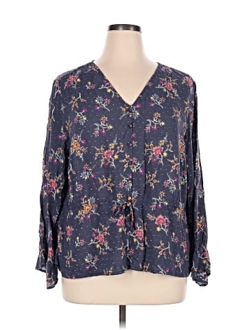 Caslon 3/4 Sleeve Blouse (view 1)
