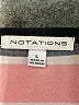 Notations Graphic Black Casual Skirt Size L - photo 4
