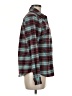 L.L.Bean Plaid Teal Long Sleeve Blouse Size M - photo 4
